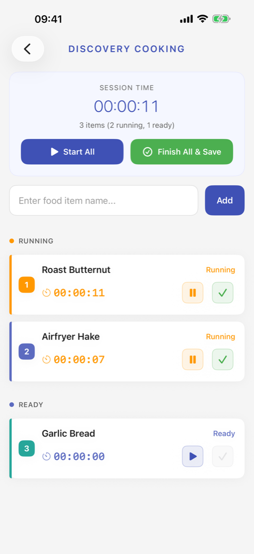 Discovery Cooking stopwatches
